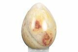 Polished Polychrome Jasper Egg - Madagascar #245702-1